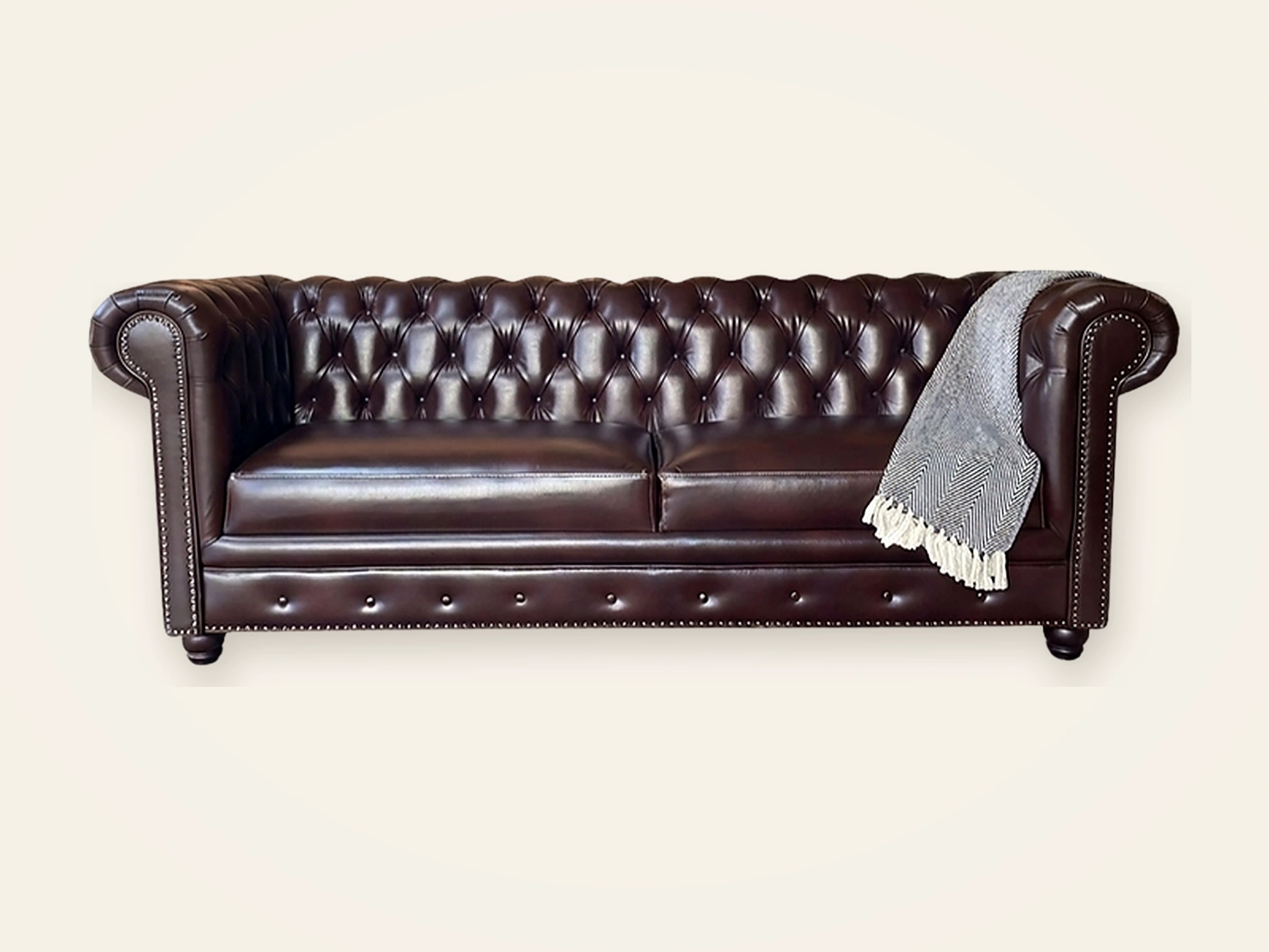Sofá Chesterfield representativo de la colección