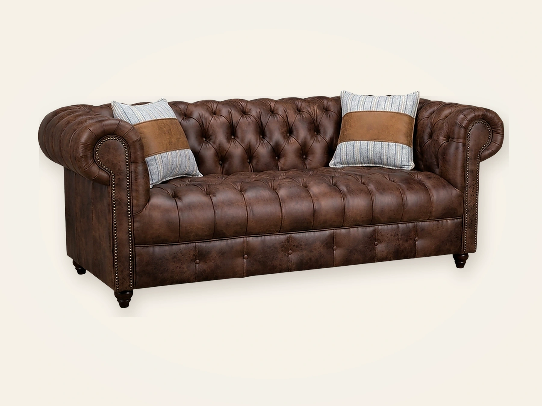 Chesterfield Stanhope — Sofás & Chesterfield en cuero natural, hecho a mano por Munay Cueros Chile