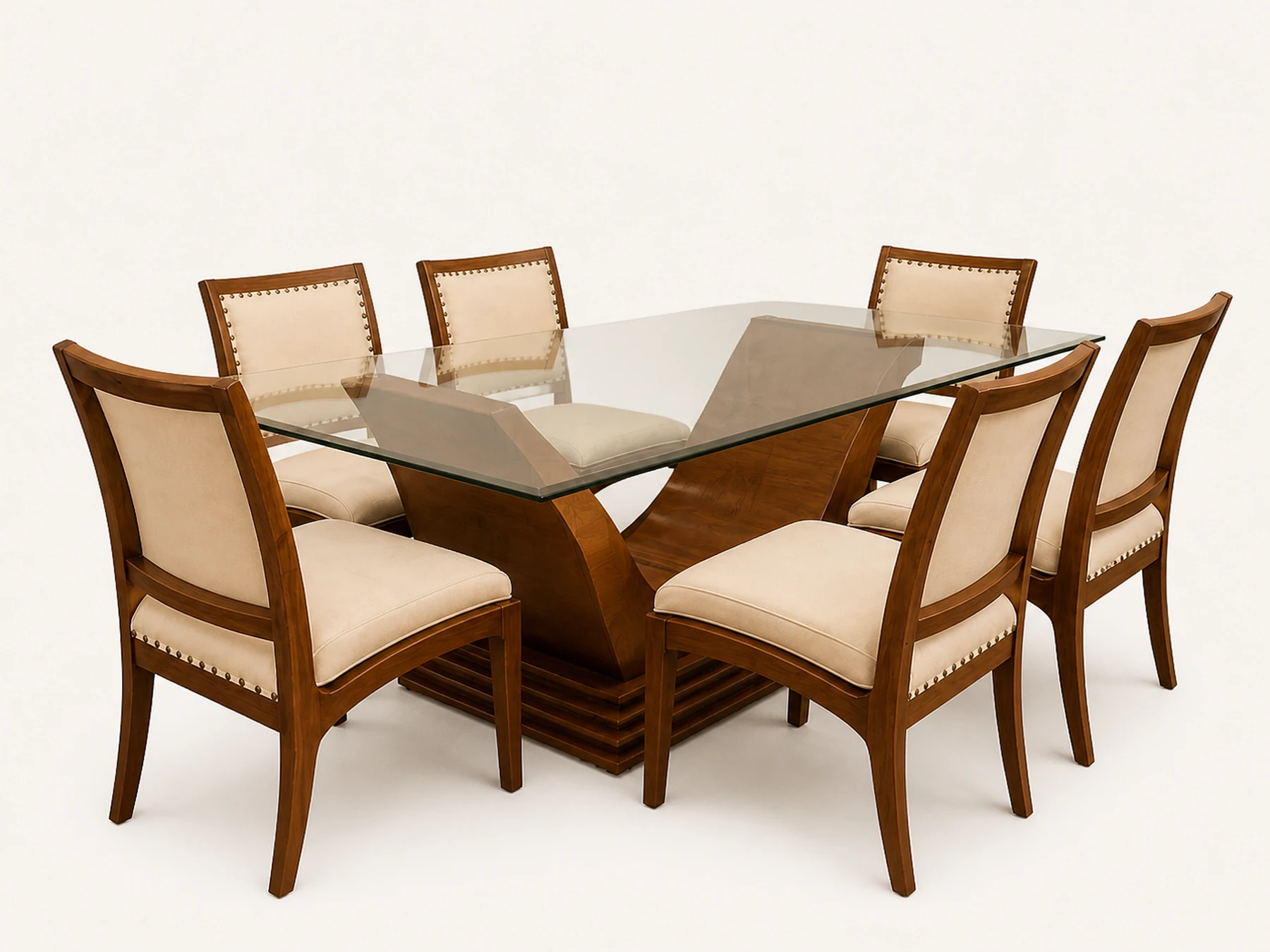 Comedor Belfast Apolo — Comedores en roble y raulí, hecho a mano por Munay Cueros Chile