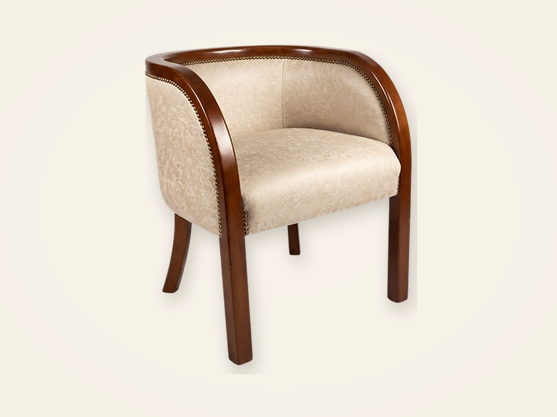 Griega — Sillones & Poltronas en cuero natural, hecho a mano por Munay Cueros Chile