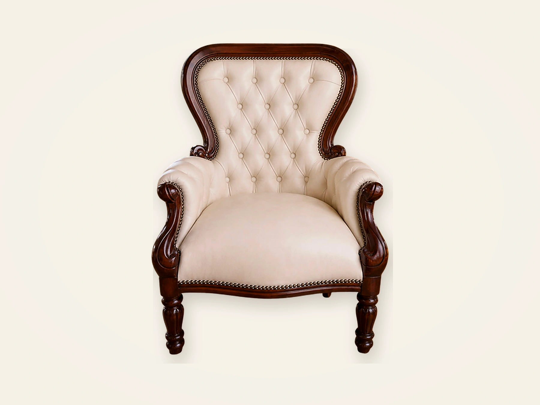 Napoleón — Sillones & Poltronas en cuero natural, hecho a mano por Munay Cueros Chile