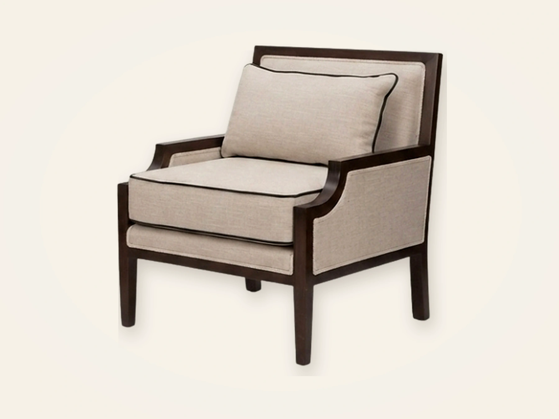 Oxford — Sillones & Poltronas en lino natural, hecho a mano por Munay Cueros Chile