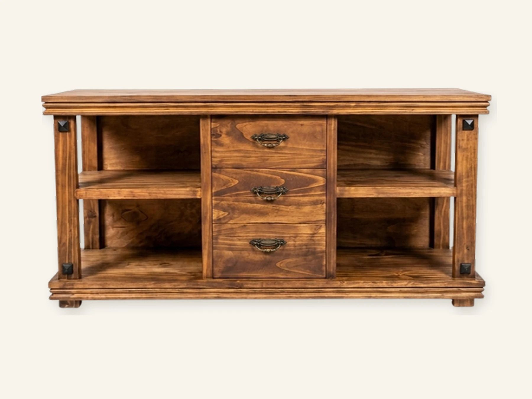 Rack Imperial — Arrimos y racks en roble y raulí, hecho a mano por Munay Cueros Chile