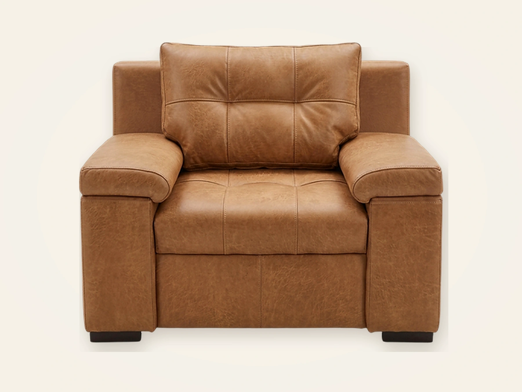 Sillón Cambridge — Sillones & Poltronas en cuero natural, hecho a mano por Munay Cueros Chile