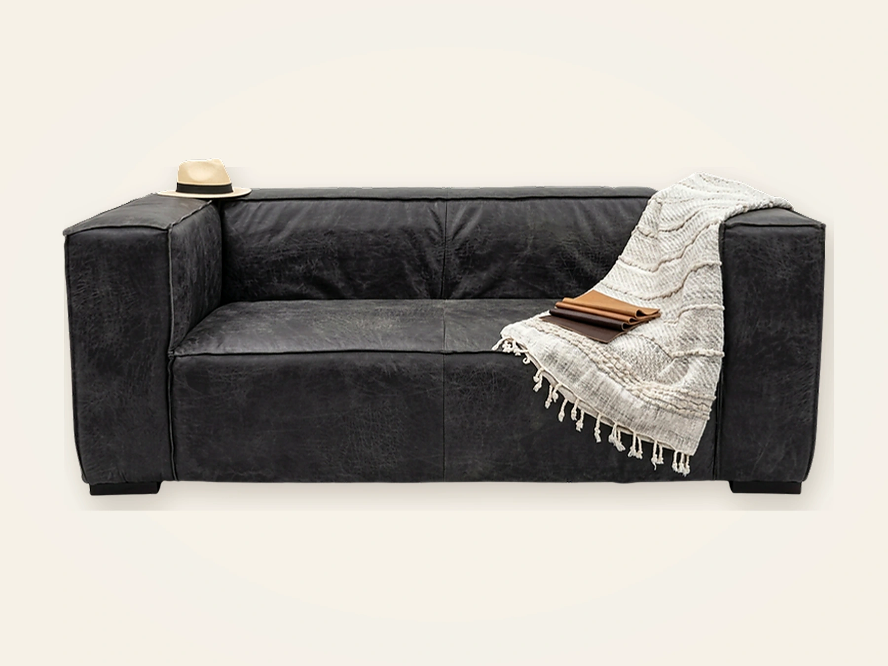 Spencer — Sofás & Chesterfield en cuero natural, hecho a mano por Munay Cueros Chile